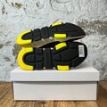 Balenciaga Sock Runner Black White Yellow Sneaker Sz 10 (43)
