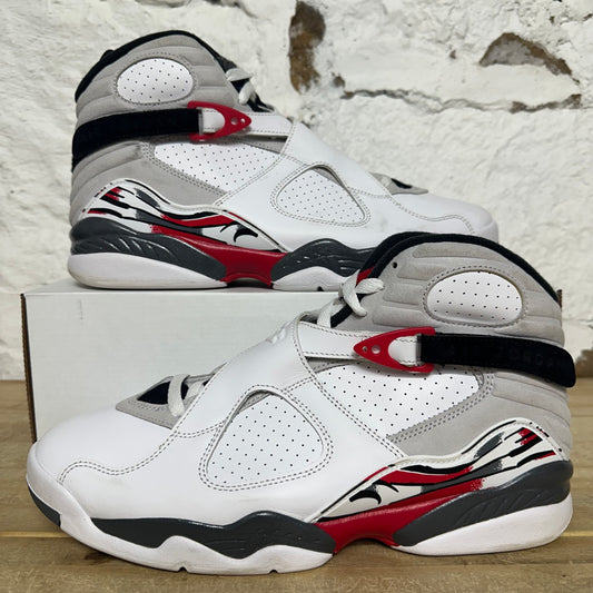 Air Jordan 8 White True Red (2025) Sz 11.5