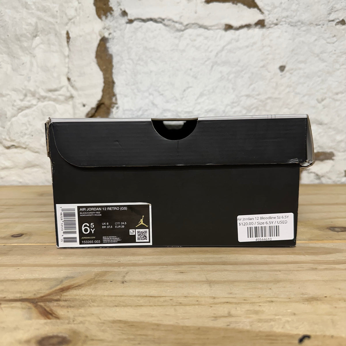 Air Jordan 12 Bloodline Sz 6.5Y