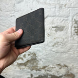 Gucci Brown Canvas Monogram Bifold Wallet