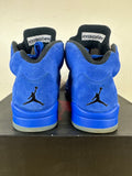 Air Jordan 5 Blue Suede Sz 10