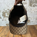 Gucci Tan GG Monogram Hat Sz XXL