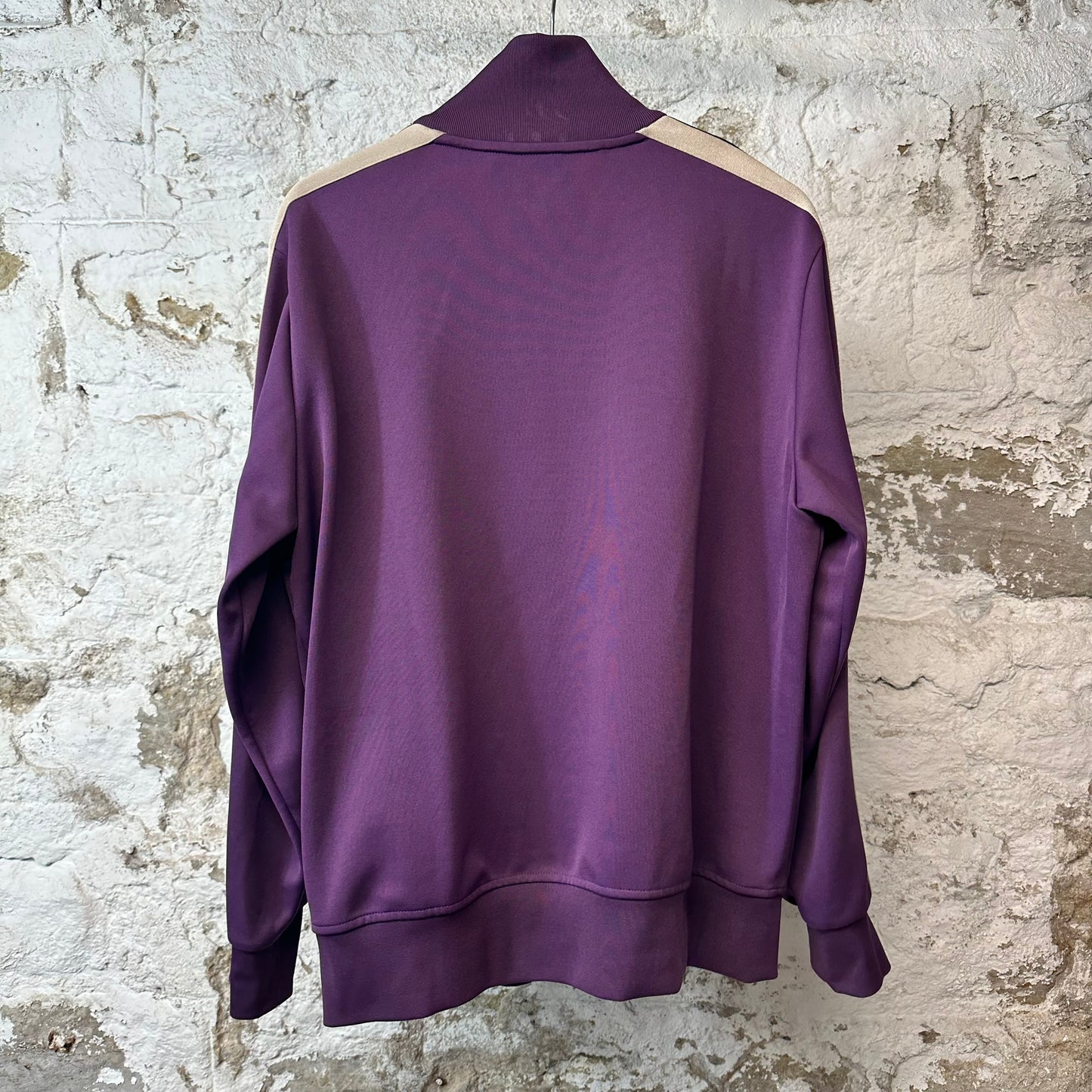 Palm Angels Purple Beige Track Jacket Sz XL
