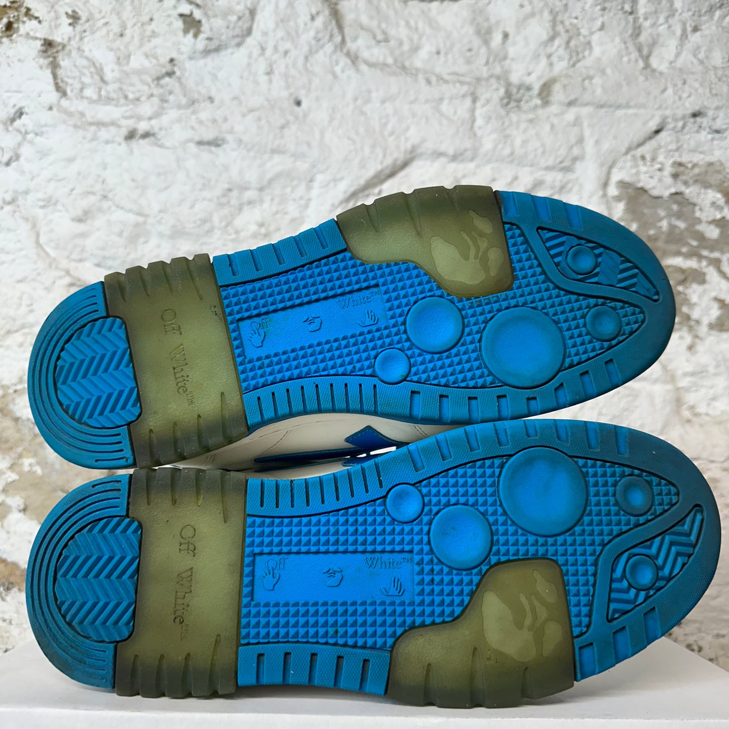 Off White Out Of Office Blue White Sneaker Sz 10 (43)