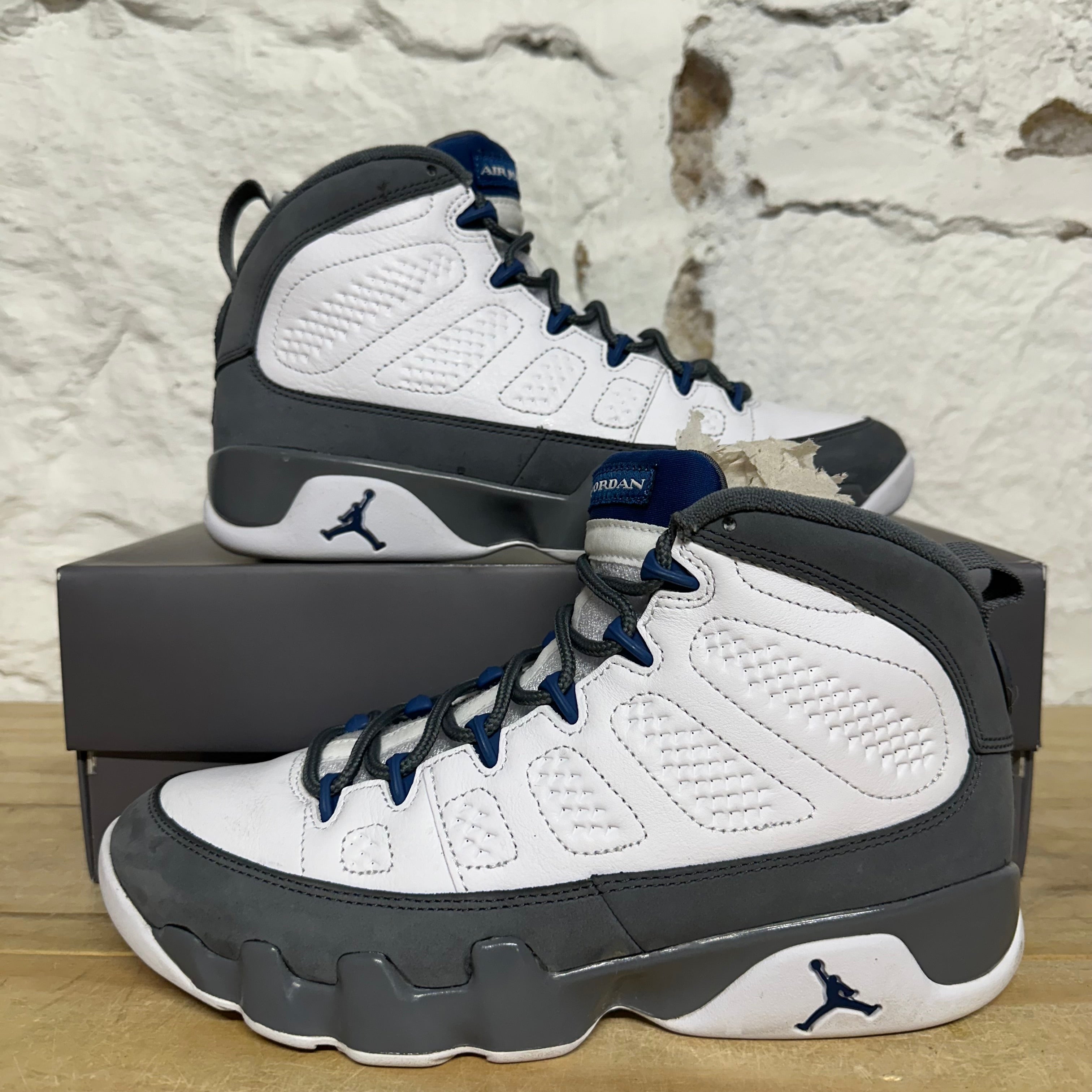 Air Jordan 9 Flint Grey Sz 8