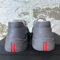 Prada Americas Cup Grey Rubber Sneaker Sz 10 (43)