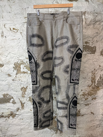 Who Decides War Chrome Fusion Denim Jeans Sz 38