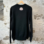 Casablanca Paris Swan Crewneck Black Sz M