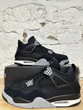 Air Jordan 4 Black Canvas Sz 11