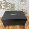 Chanel Black CC White Cream Sneaker Sz 8 (41)