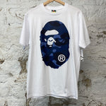 Bape Blue Camo Ape Head T-shirt