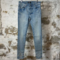 Amiri Plain Blue Denim Jeans Sz 32