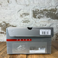Prada Americas Cup Vintage Yellow Leather Grey Sneaker Sz 9