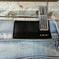 Amiri Plain Light Blue Flare Denim Jeans Sz 28