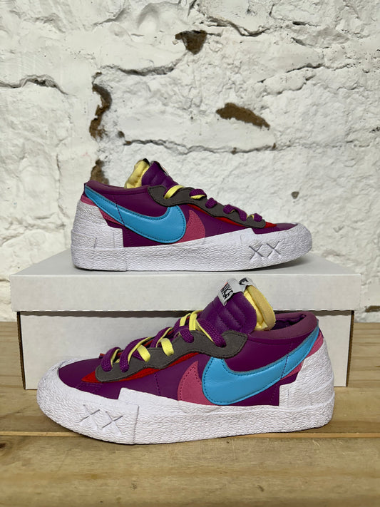 Nike Blazer Low Sacai Kaws Purple Dusk Sz 7