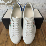 Gucci Ace Tennis Logo White Sneaker Sz 10 DS