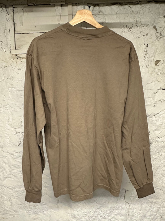 Kanye Donda Tan L/S T-Shirt Sz M
