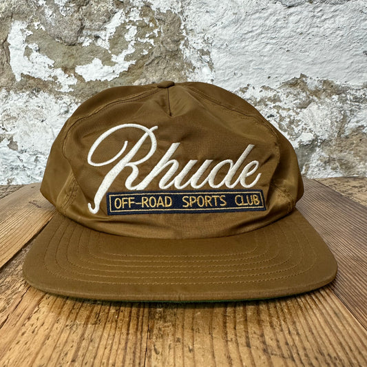 Rhude Off Road Sports Club Brown Hat