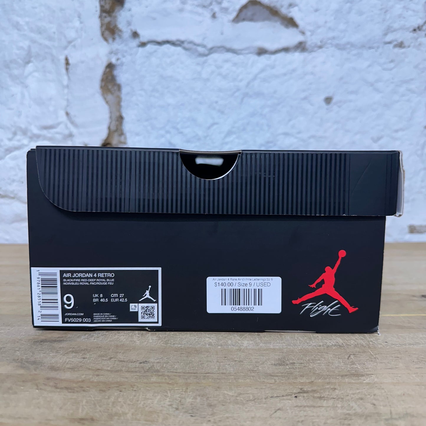 Air Jordan 4 Rare Air (White Lettering) Sz 9