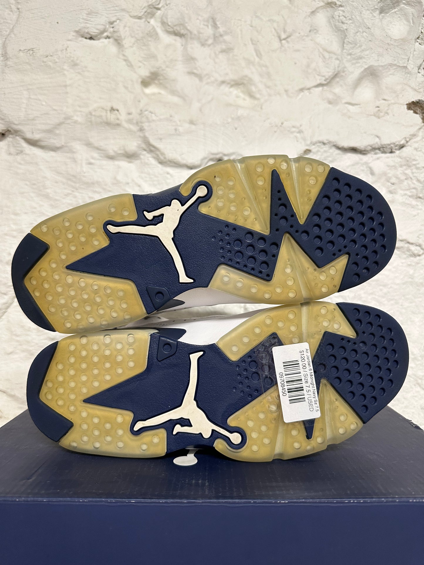 Air Jordan 6 Midnight Navy Sz 7.5