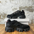 Prada Cloudbust Thunder Triple Black Sneaker Sz 7