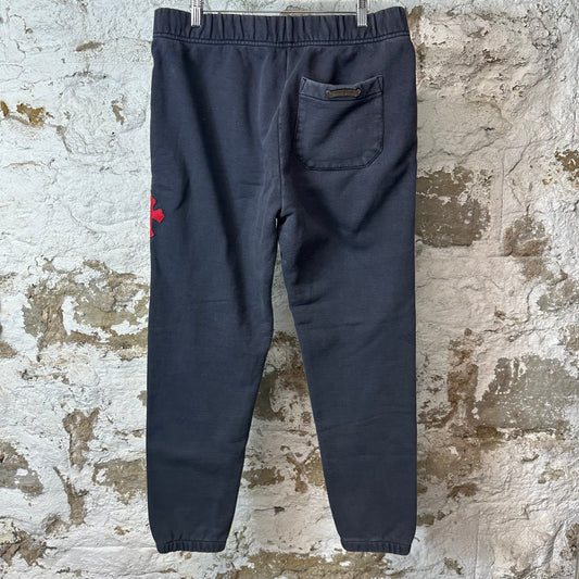 Chrome Hearts Paper Jam Navy Sweatpants Sz M