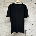 Gucci Vintage Logo Black T-Shirt Sz XL