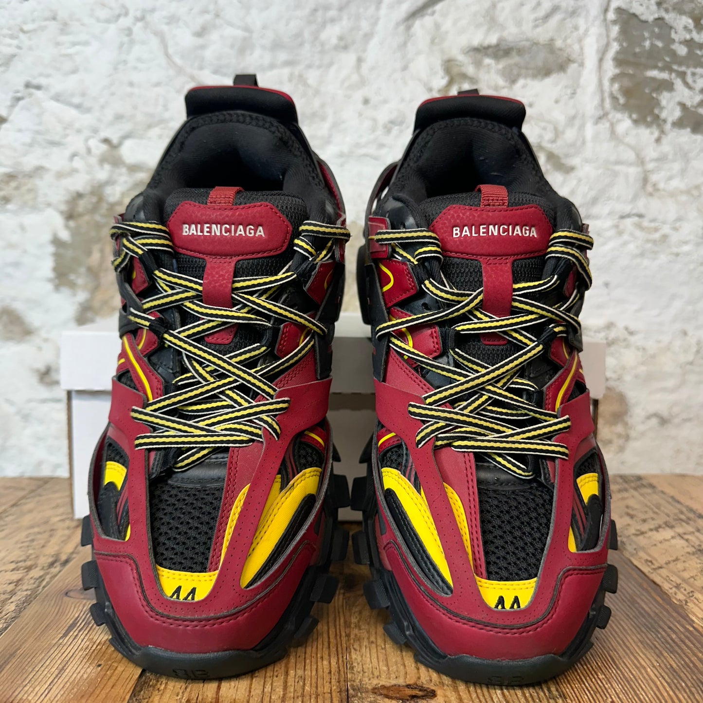 Balenciaga Track Runner Red Yellow Black Sneaker Sz 11 (44)