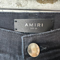 Amiri MA Drip Black Denim Jeans Sz 32