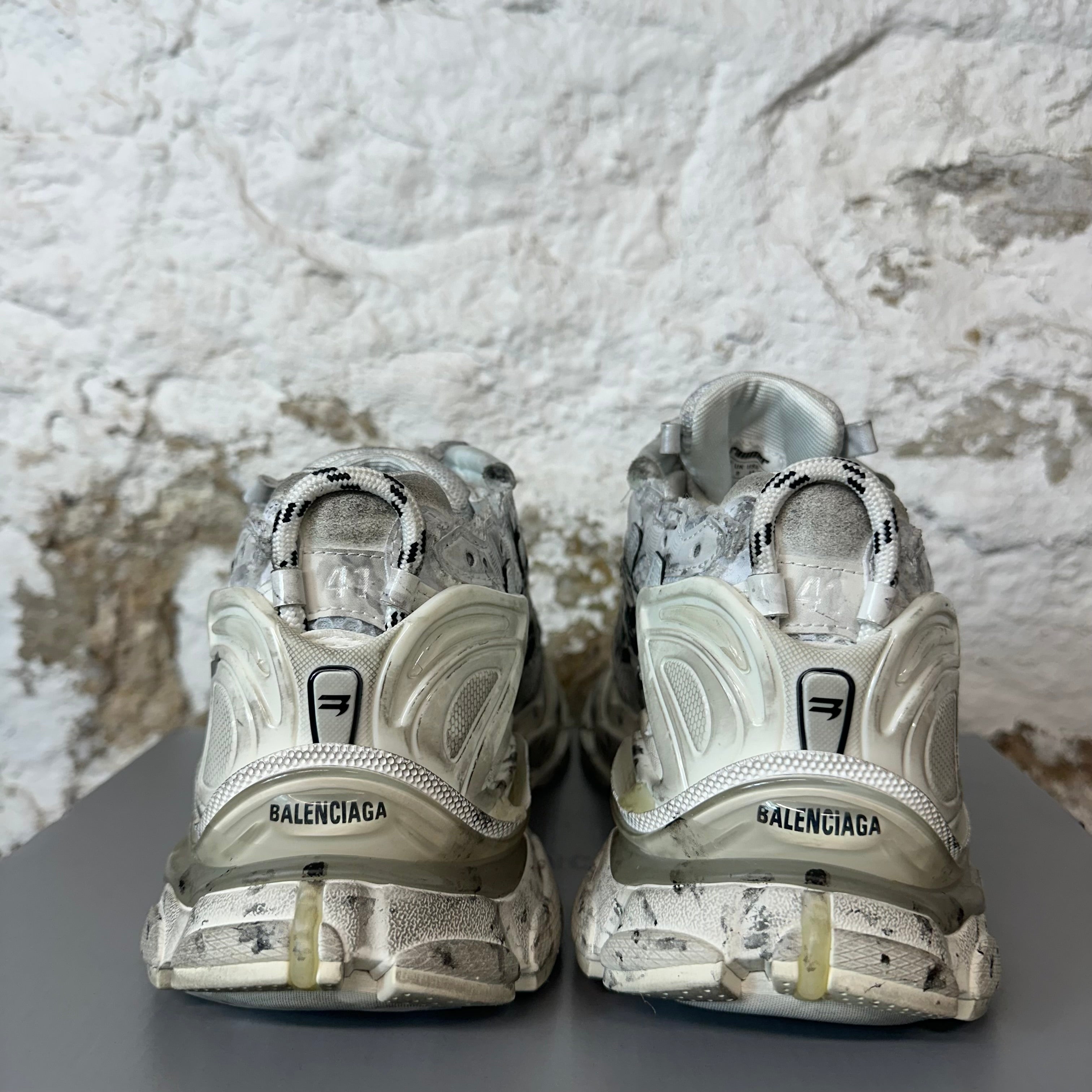 Balenciaga Runner Black Graffiti White Sneaker – The Gallery Online