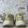 Amiri Cream White Yellow Bone Runner Sneaker Sz 10 (43)