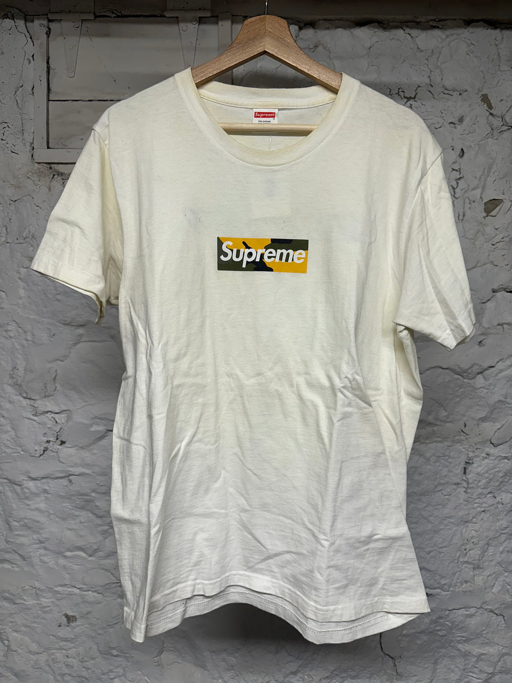 Supreme Brookyln Camo Box Logo T-Shirt Sz L
