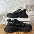 Balenciaga Triple S Spellout Black Sneaker Sz 10 (43)