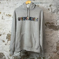 Supreme Patchwork Spell Hoodie Grey Sz L