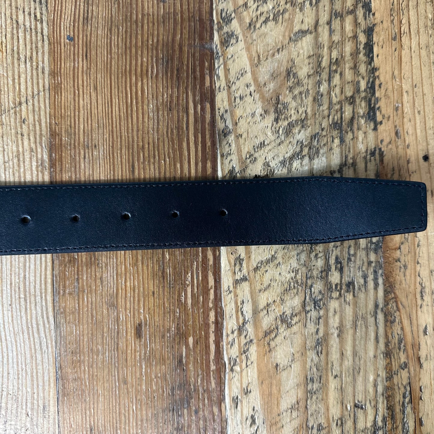 Burberry Tan Plaid Black Reversible Belt Sz (100/40)