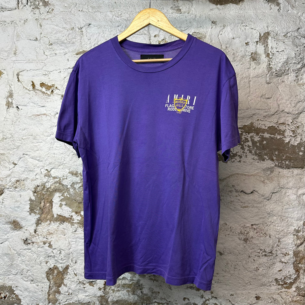 Amiri Flagship T-shirt Purple Sz S