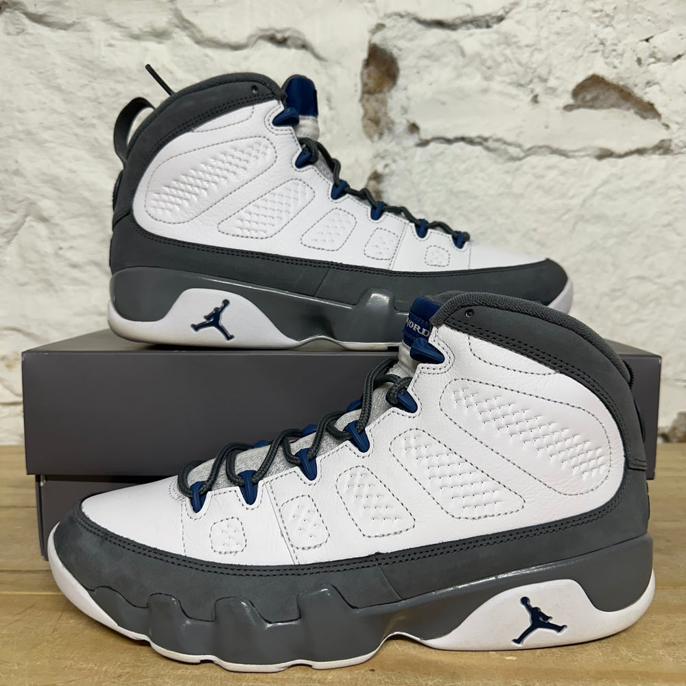 Air Jordan 9 Flint French Blue Sz 10