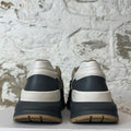 Burberry Ramsey Tan Plaid Grey Sneaker Sz 13 (46)