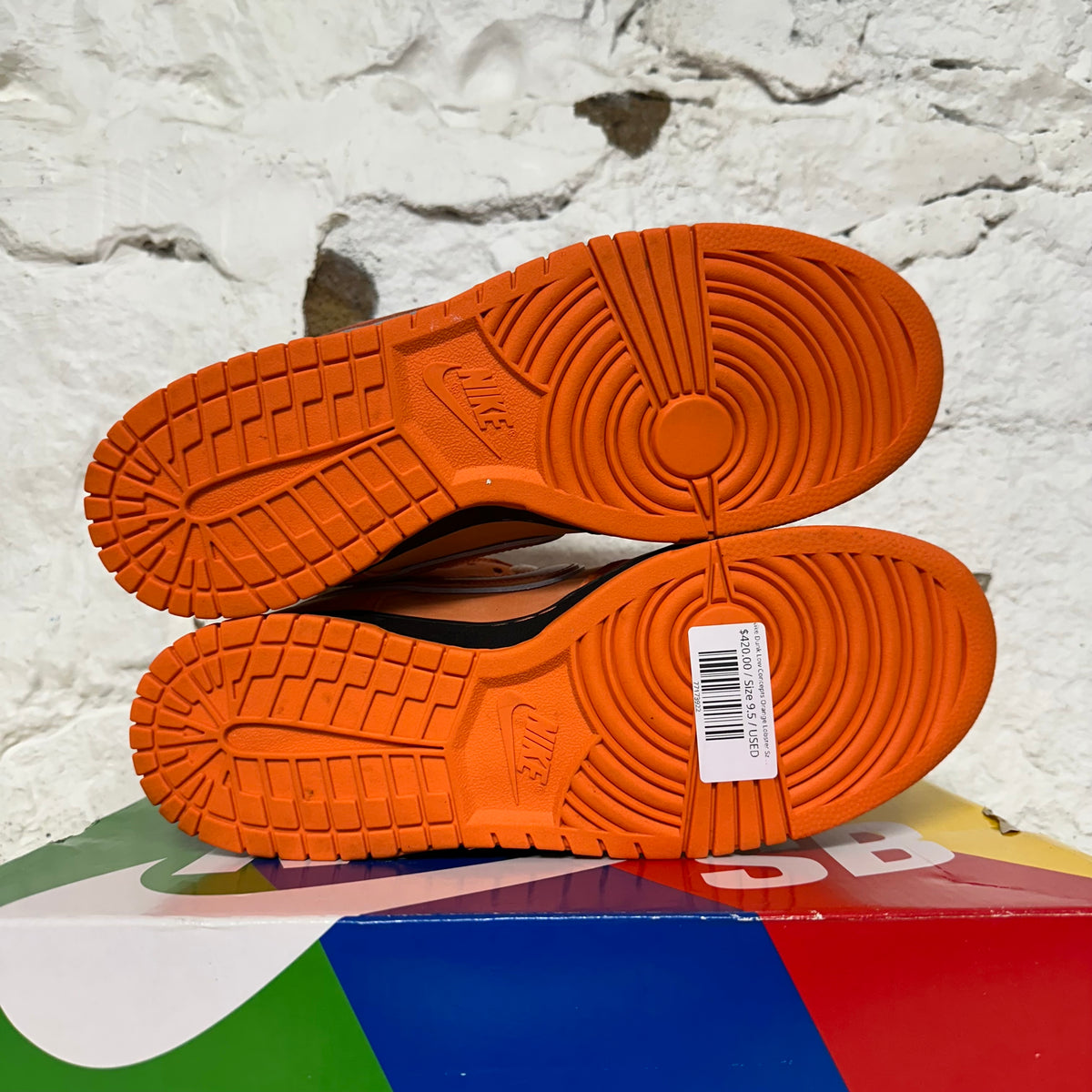 Nike Dunk Low Concepts Orange Lobster Sz 9.5