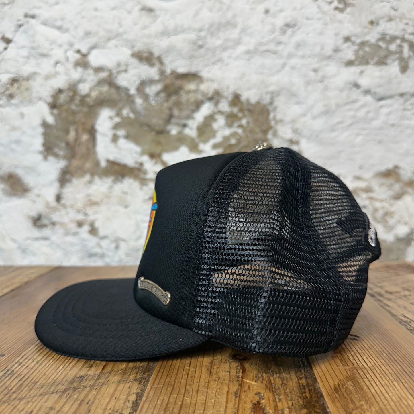 Chrome Hearts Matty Boy Anti Black Trucker Hat