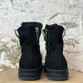 Rick Owens High Hexa Lace Black Pearl Sneaker Sz 5 (37)