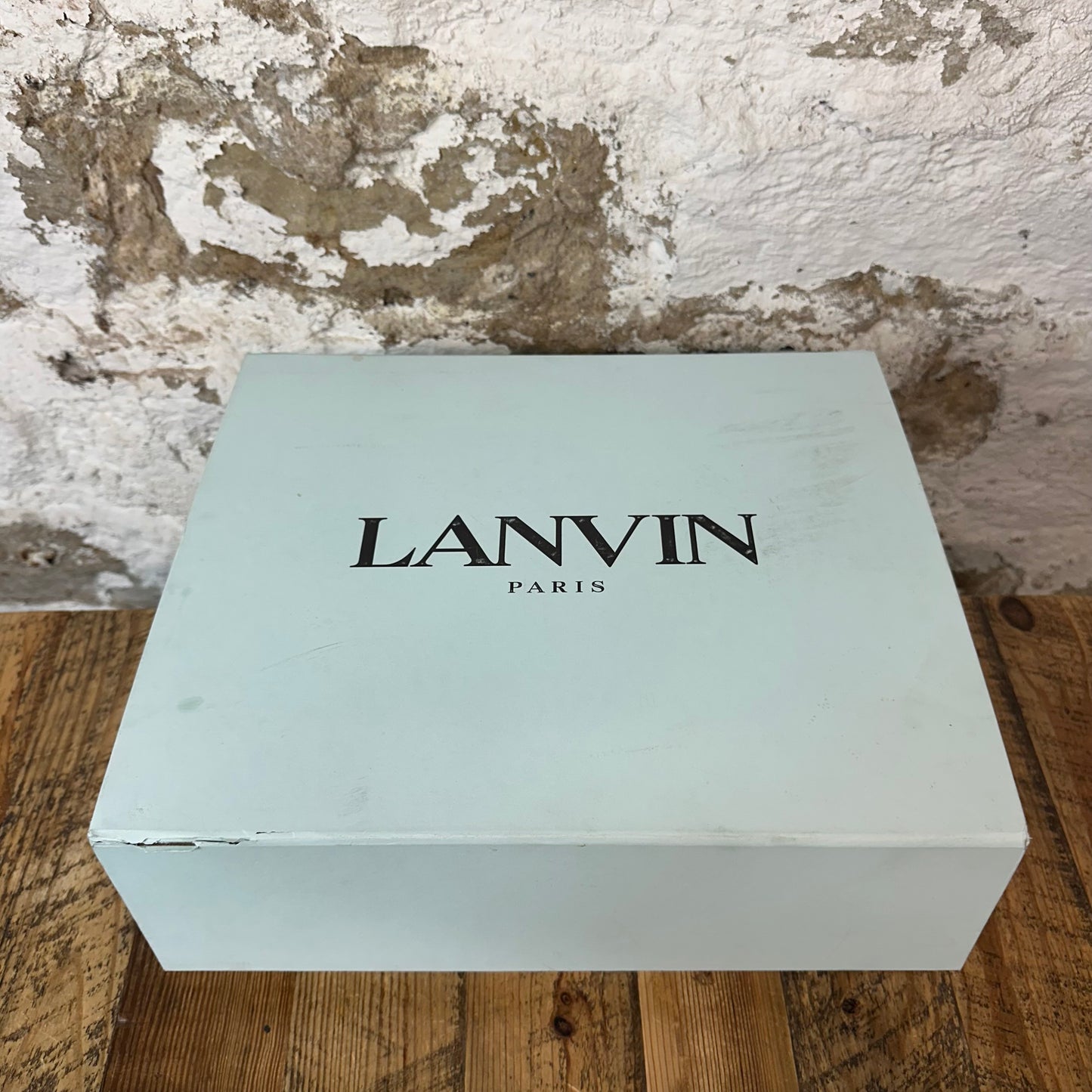 Lanvin Curb Black White Lace Green Blue Sneaker Sz 10 (43)