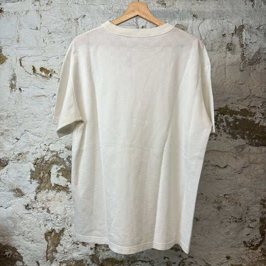 Louis Vuitton Marque White Damier T-shirt Sz L