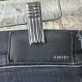 Amiri MX1 Brown Paisley Black Denim Jeans Sz 29