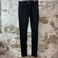 Amiri Plain Black Knee Hole Denim Jeans Sz 29