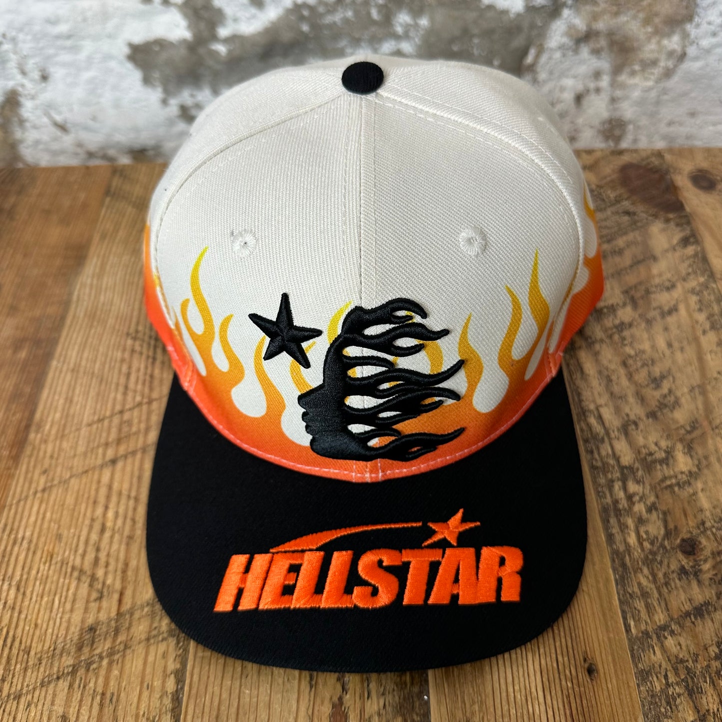 Hellstar Flame Vintage Snapback Hat