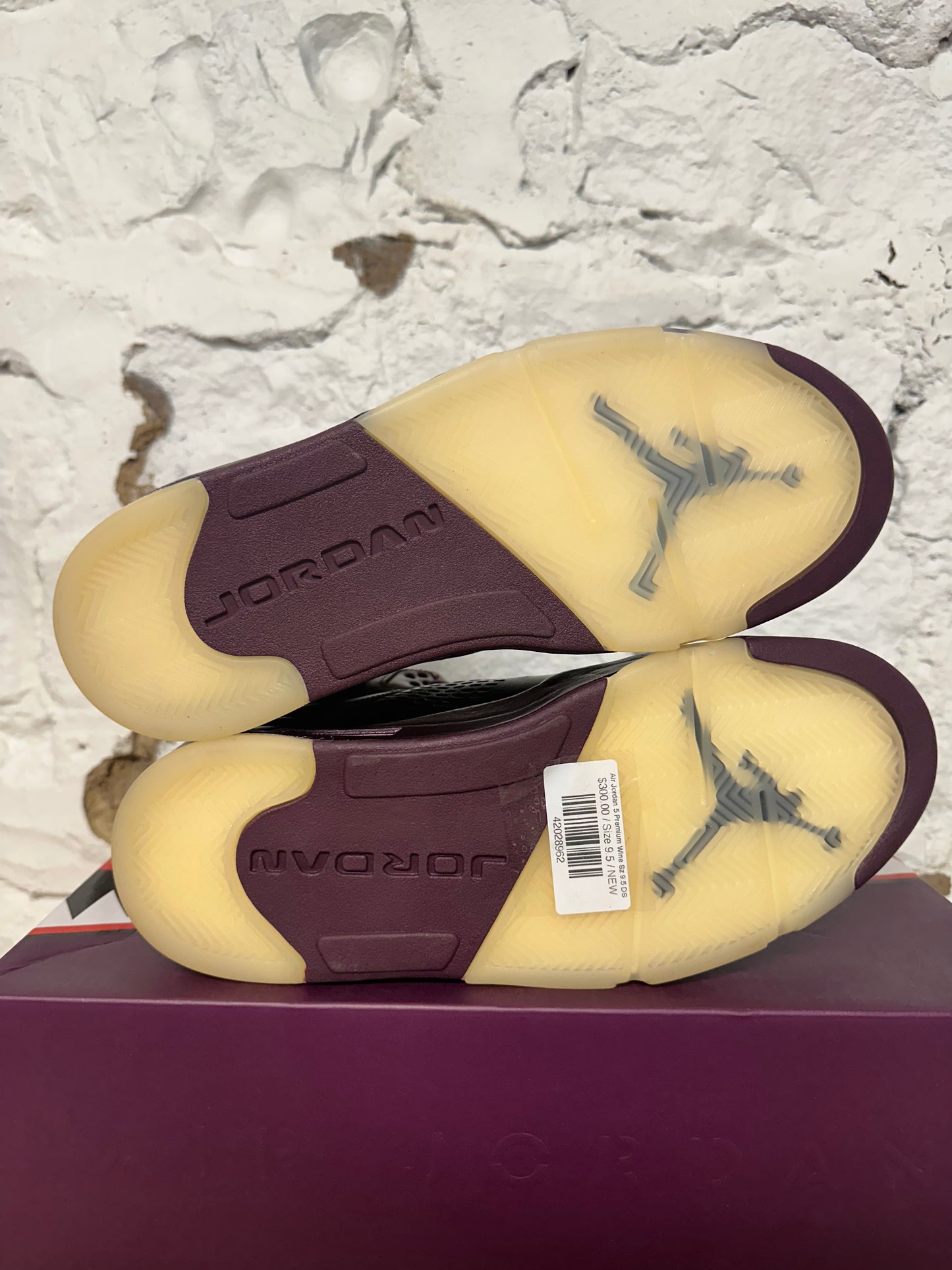 Air Jordan 5 Premium Wine Sz 9.5 DS