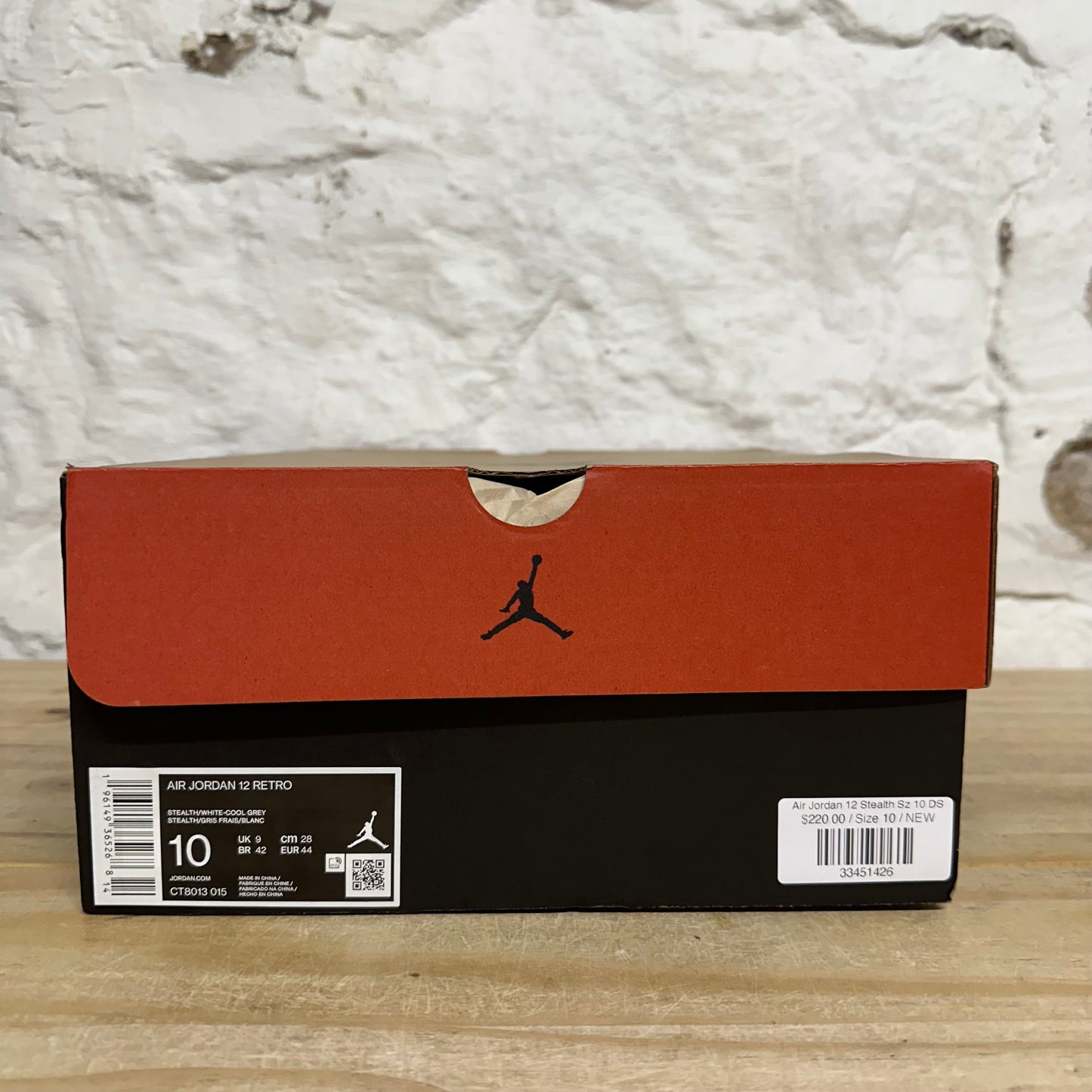 Air Jordan 12 Stealth Sz 10 DS