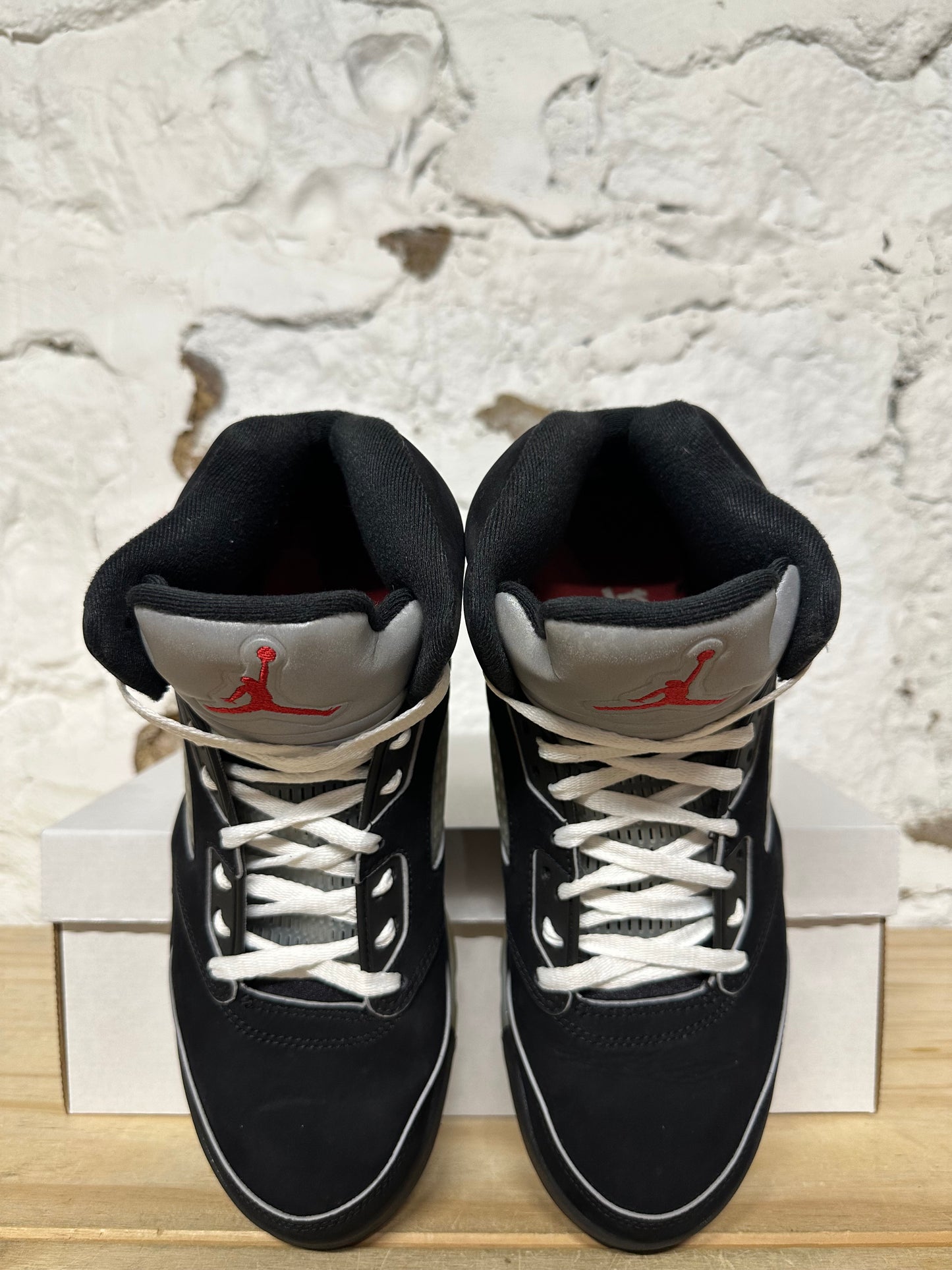 Air Jordan 5 Black Metallic Sz 8.5