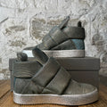 Giuseppe Zanotti High Kid Cudi Glitter Puffy Strap Sneaker Sz 8 (41)
